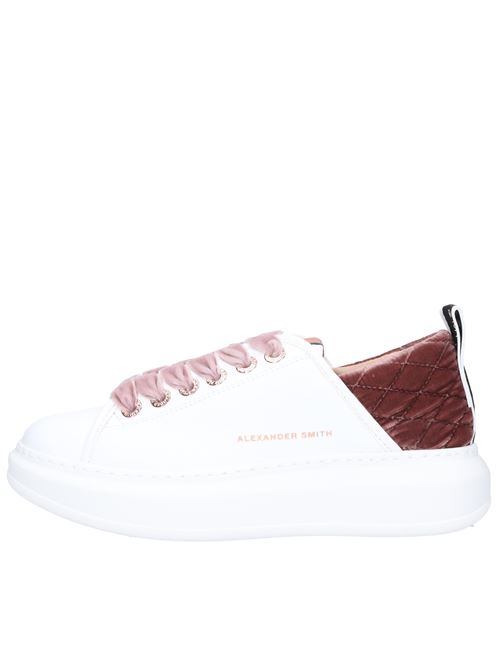 Leather and textile sneakers ALEXANDER SMITH | ED1 18WRS WEMBLEYBIANCO-ROSA